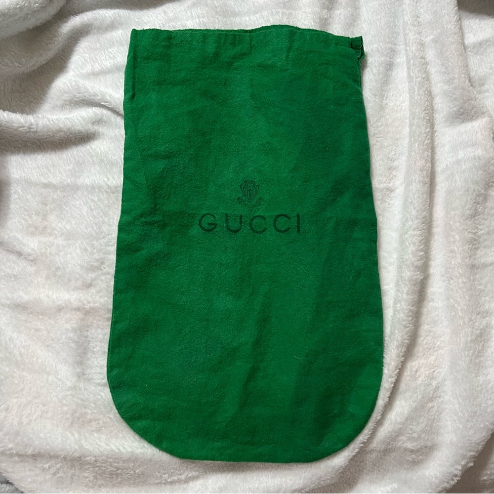 Vintage Green GUCCI Dust Bag